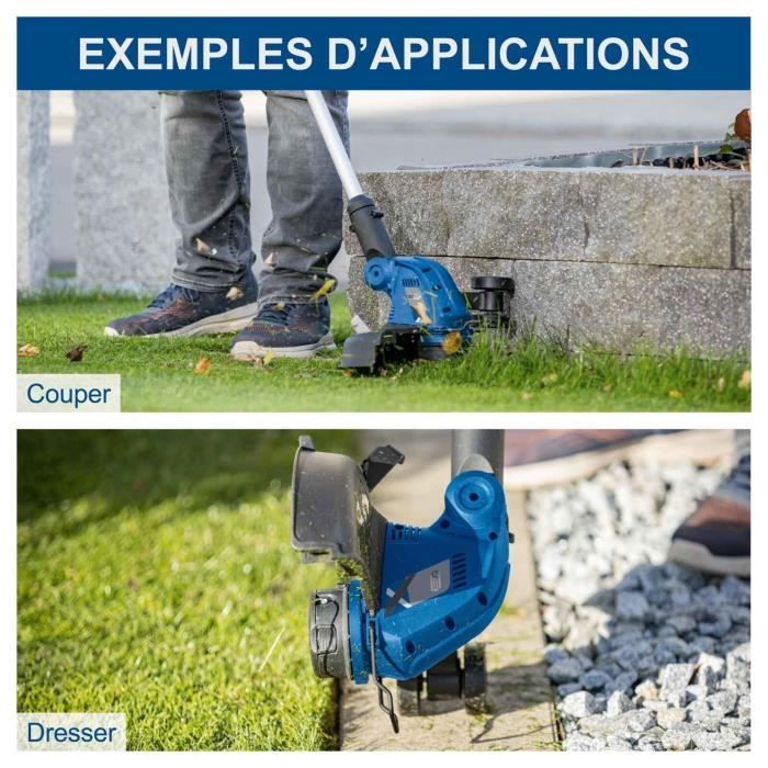 SCHEPPACH C-LT300-X- 20V IXES cordless telescopic trimmer - 2 in 1 trimmer and edger - without battery or charger