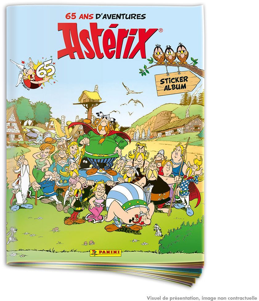 Album - PANINI - Asterix (65th anniversary) - 264 stickers, shiny and metallic
