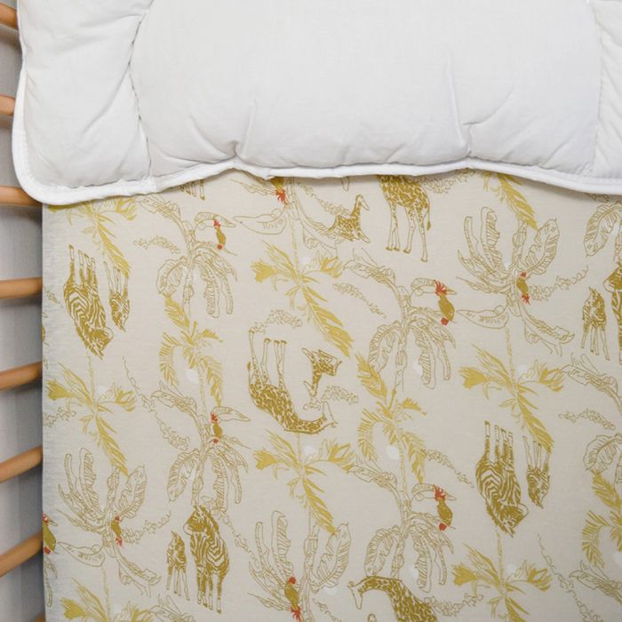 Jersey fitted sheet - DOMIVA - Honey Moon - 70 x 140 cm - Stretch cotton - oeKO-TEX