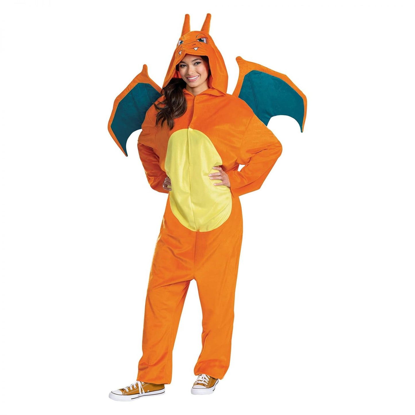 Pokemon Charizard Deluxe Adult Costume | Junior (7-9)