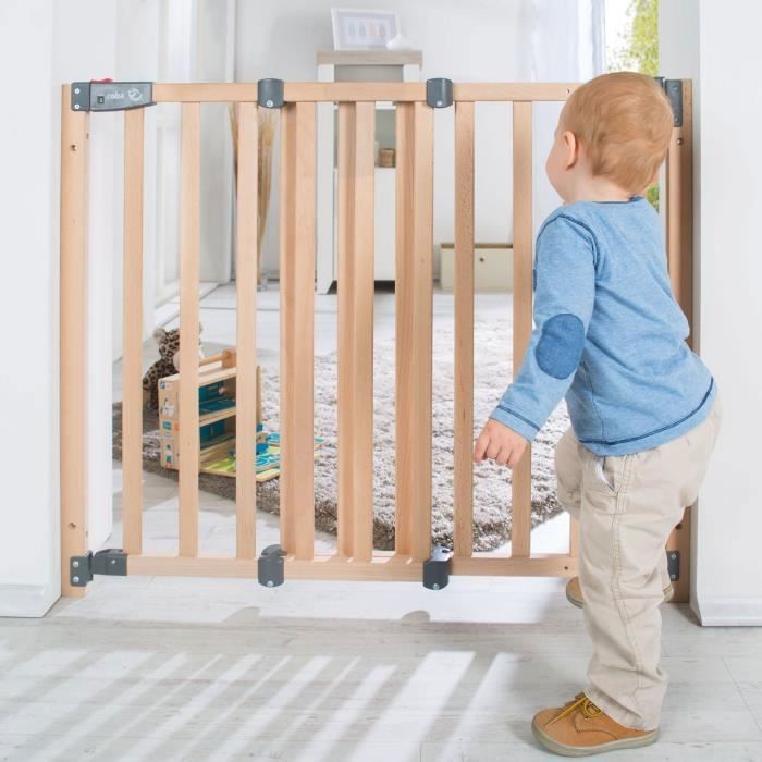 Safety Up Baby Safety Gate for Door - ROBA - Adjustable Width from 70 - 118.5 cm