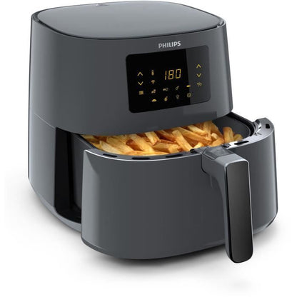PHILIPS - Deep Fryer 1.2 kg - 2000W - Essential Connected Airfryer XL - dark slate - HD9280.60