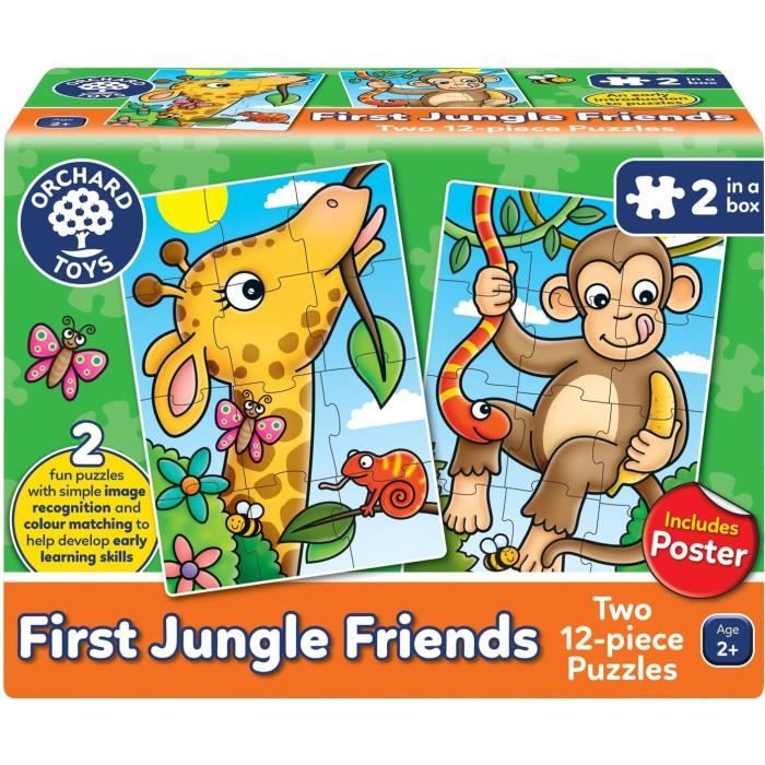 Jungle Friends - Puzzle - ORCHARD