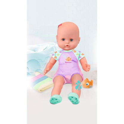 Baby doll and her fish - GPTOYS - NENUCO - My first bath - NFN88 - 35 cm - From 10 months