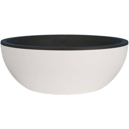Riviera - Flower pot cut - Granite D40 - White