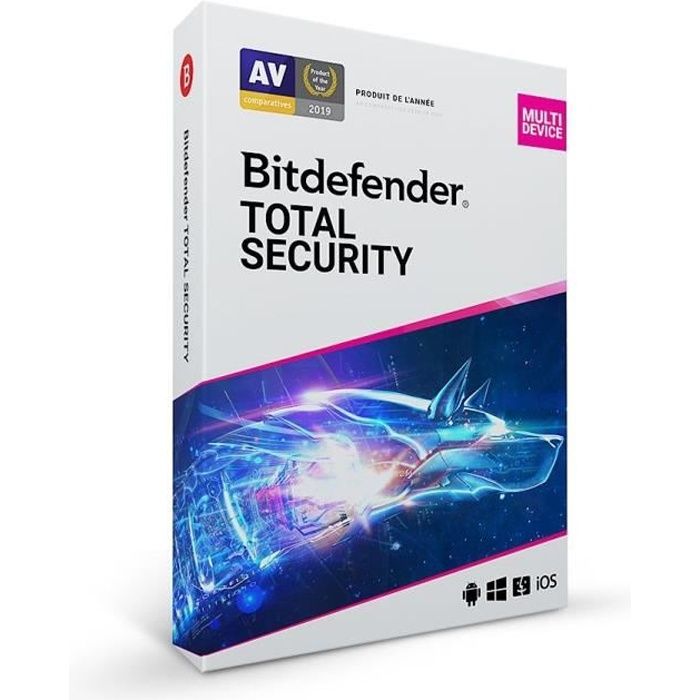 Bitdefender - Total Security 2021 software - 5 devices - 1 year
