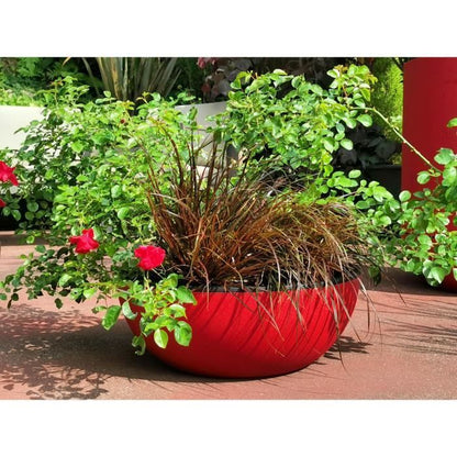 RIVIERA - Flower pot cut - Granite D40 - Red