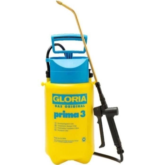 GLORIA Gloria hand sprayer - Model Prima 3 - With lance and strap - Polyethylene tank - 3L for a pressure of 3 bars
