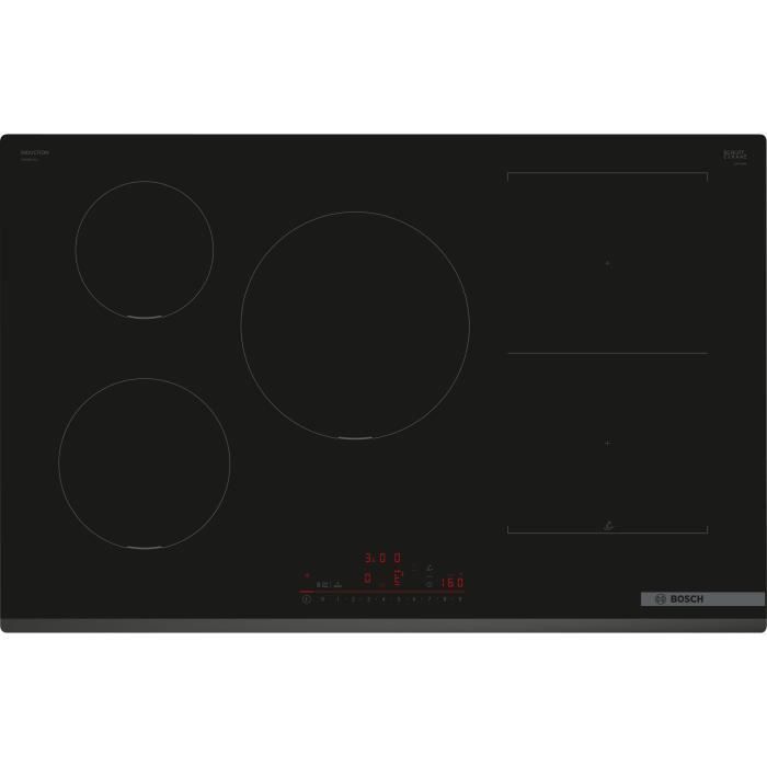 BOSCH wide induction hob - 5 burners - L80 x D52 cm - PVW831HC1E
