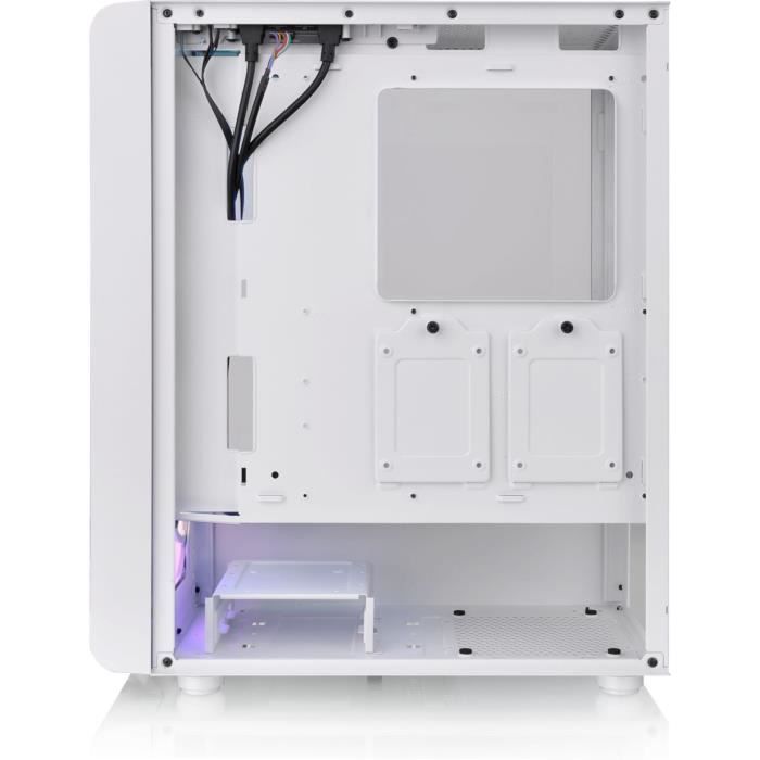 Mid-Tower PC Case without PSU - THERMALTAKE S200 TG ARGB (White) - ATX/Micro ATX - 3x120mm A-RGB - USB 3.0/2.0 - Tempered Glass
