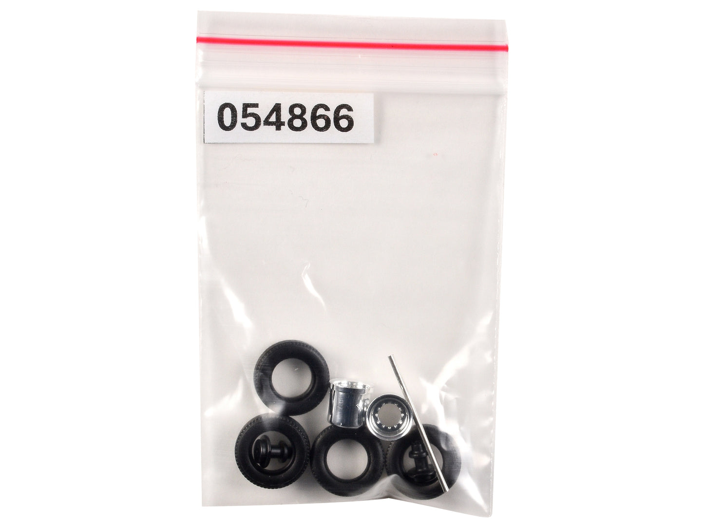 Rear Hypoid Wheelset Chrome 1/87 (HO) Plastic Model by Promotex