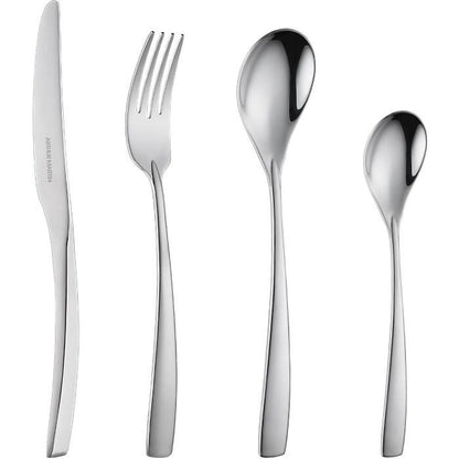 Cutlery set - ARTHUR MARTIN - AM3630 - 24 pieces - Stainless steel - Satin finish