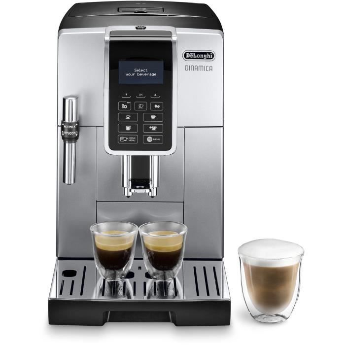 Delonghi Ecam 350.35.SB Expresso Dinamica Screening 4 Recipes - Silver
