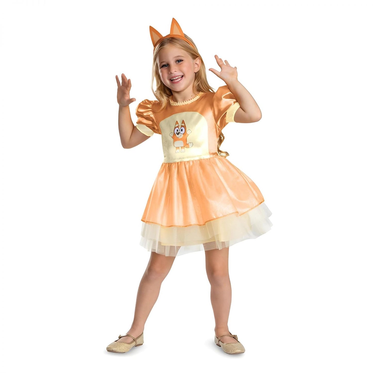 Bluey Bingo Dress Classic Toddler Costume | L (4-6x)