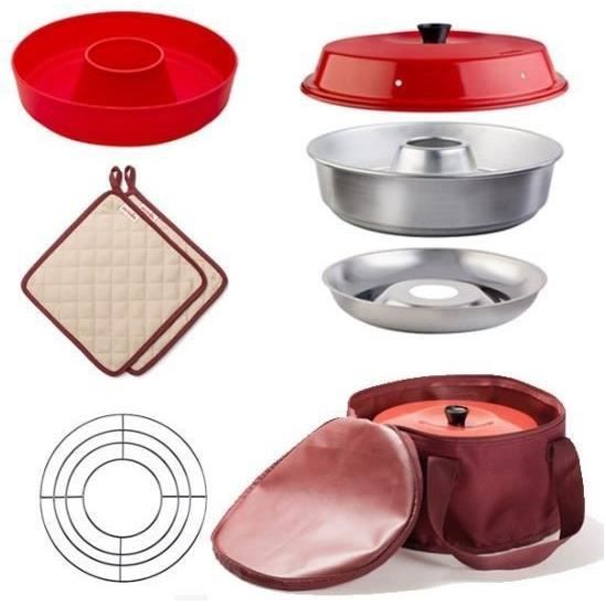 Omnia Pack 1: Oven + Bag + 2 Potholders + Grid + Silicone mold
