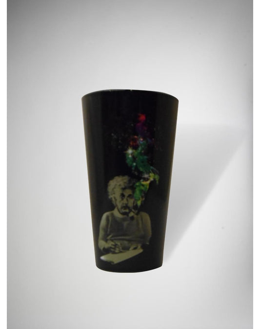 Einstein Smoke Pint Glass