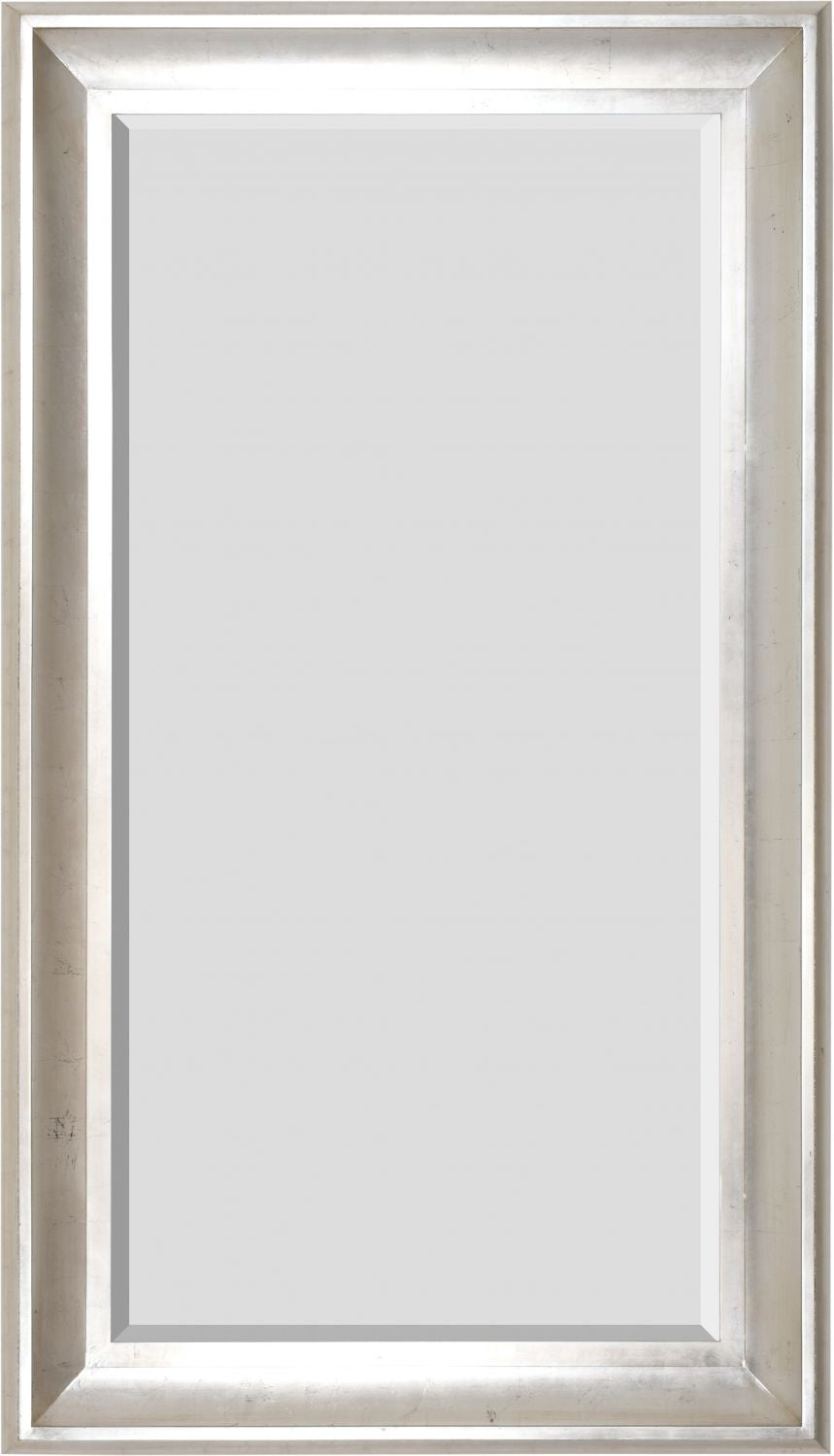 The Sterling Mirror 36X72 Silver with Champagne Wash