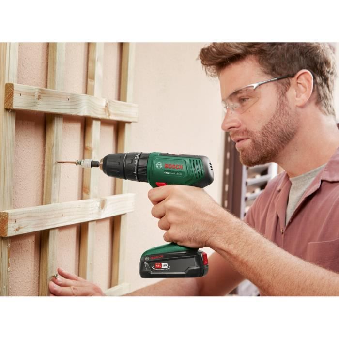 UniversalImpact 18V Drill Driver (1x1.5Ah/1x 2.5Ah) + 46AC set + AL18V-20 in Systembox S