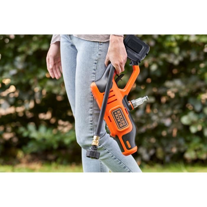 Black+Decker BCPC18B -XJ Pressure Cleaner 24 Bars Wireless Lithium 18 V - Without batir