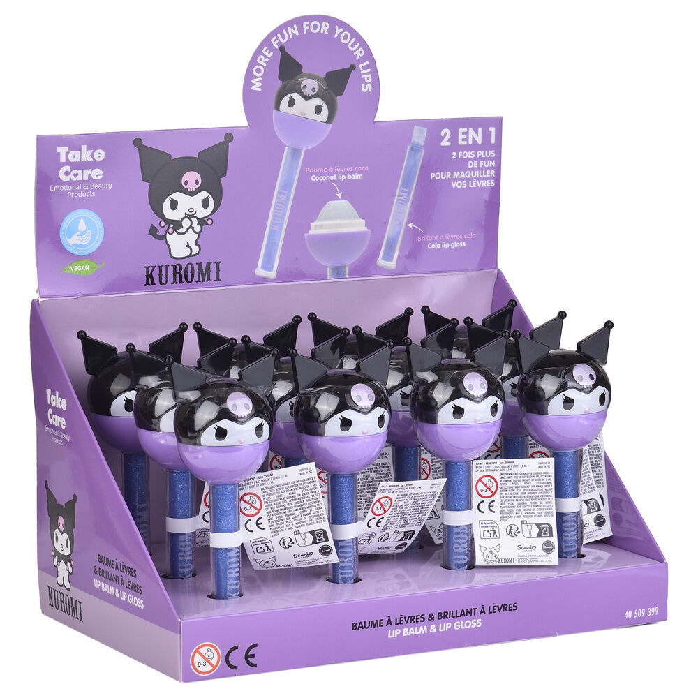Hello Kitty Kuromi Lip balm + gloss
