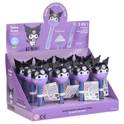 Hello Kitty Kuromi Lip balm + gloss