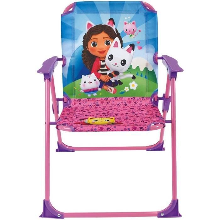 Garden furniture - FUN HOUSE - Gabby and the Magic House garden furniture Table 46 x 46 cm 2 folding chairs parasol 125 x 100 cm