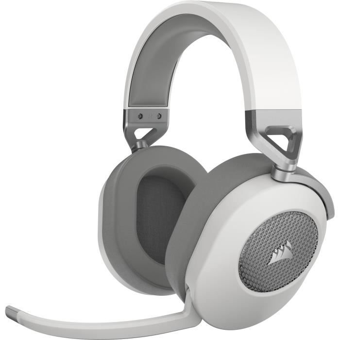 Wireless Gaming Headset - CORSAIR - HS65 Wireless V2 - White