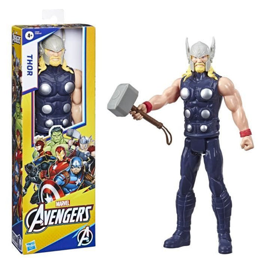 Thor 30cm Action Figure, Avengers Titan Hero Series, Toy for Kids Ages 4 and Up