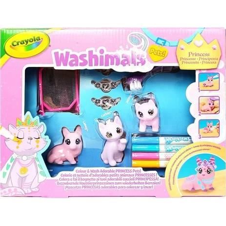 Coloring - CRAYOLA - Washimals Pastel Princess Pets - Pastel animals to personalize! From 3 years old