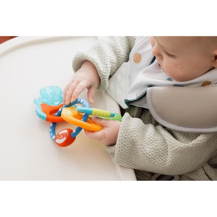 NUBY Teething ring Refrigeration keys 4m +
