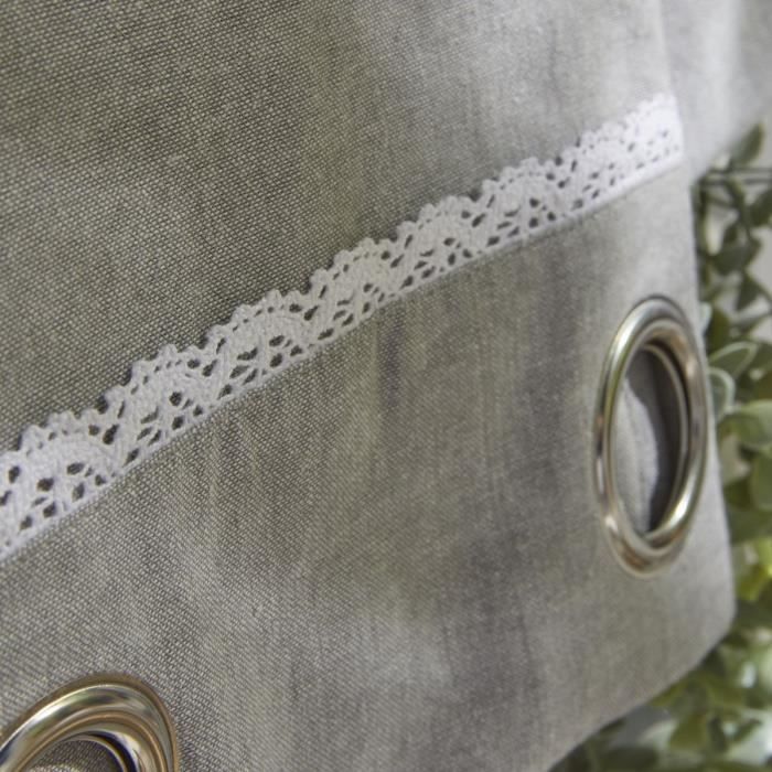 Curtain - TODAY - CHARME - Chambray Capucine - 140 x 240 cm
