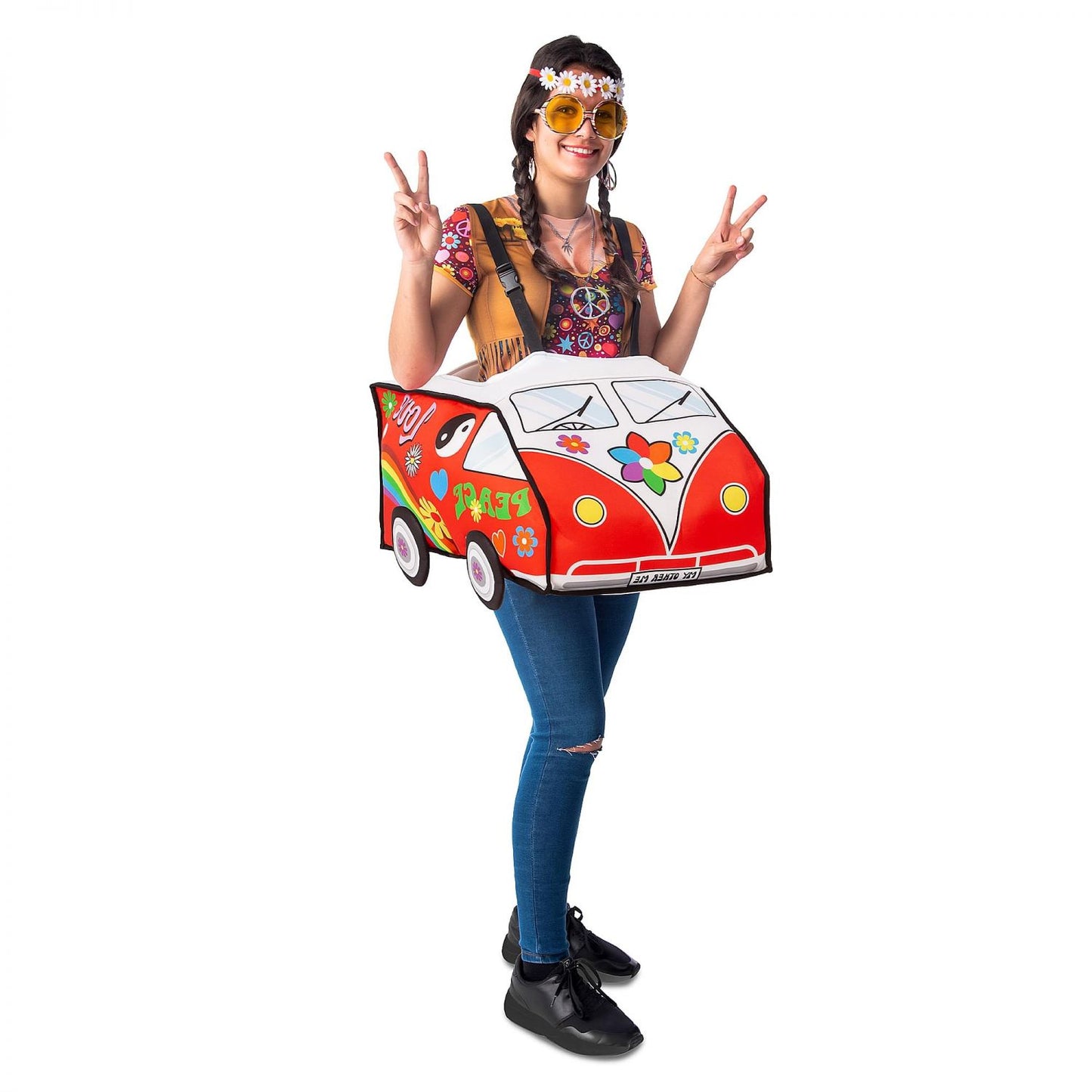 Ride-On Hippie Van Adult Costume | One Size