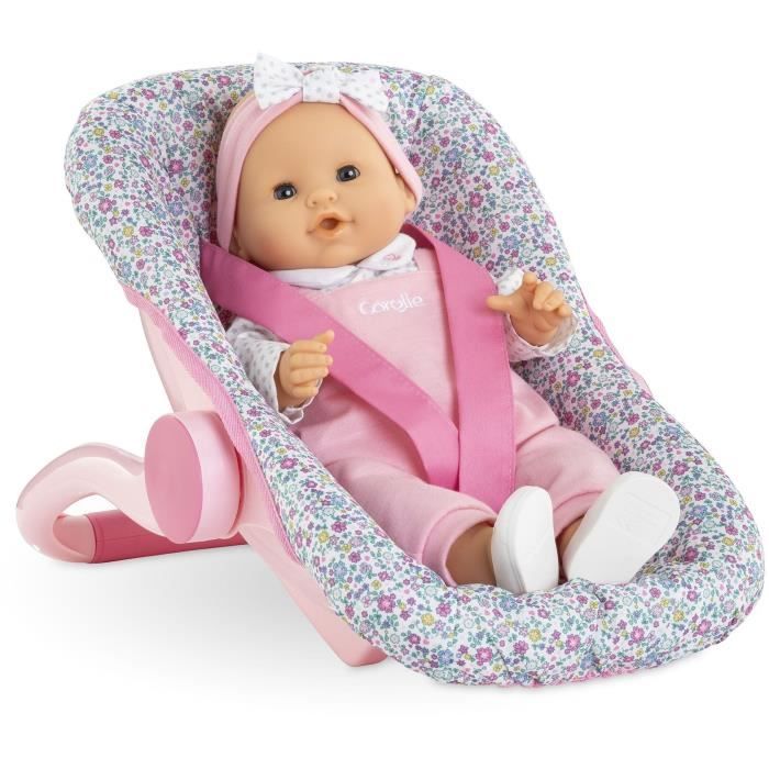 Floral doll carrier for 36 and 42 cm dolls