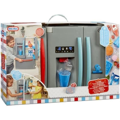 Little Tikes - My 1st Fridge - Pretend Play - Realistic Ice Cube Dispenser - Realistic Lights and Sounds - Food and Beverage