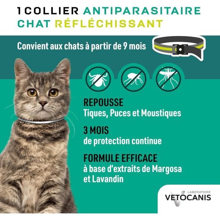 VETOCANIS cat reflective pest control - 3 months protection