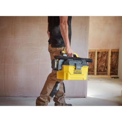 Water and Dust Vacuum Cleaner - STANLEY FATMAX V20 - SFMCV002B-XJ - Lithium 18V - Without Battery