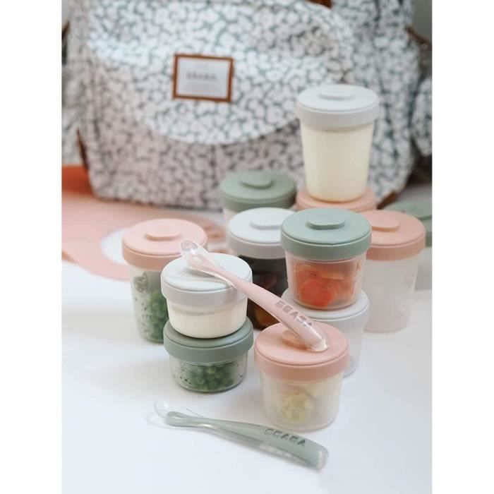 BEABA Set 2nd age 6 portions clip - (6x250ml)