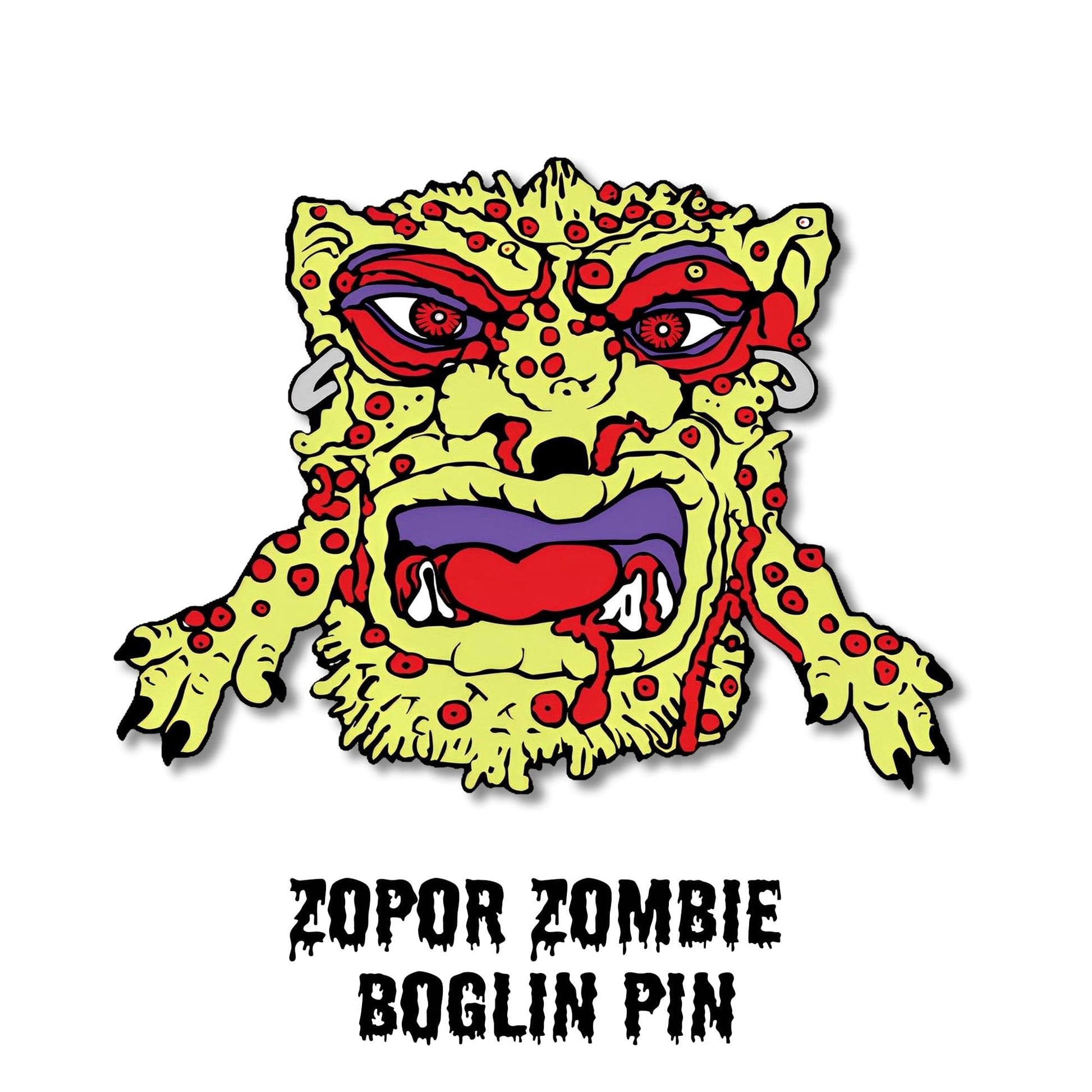 Boglins Zopor Zombie Enamel Collectible Pin