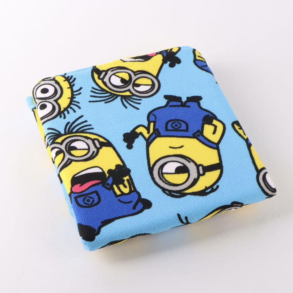 Minions microfibre poncho beach towel