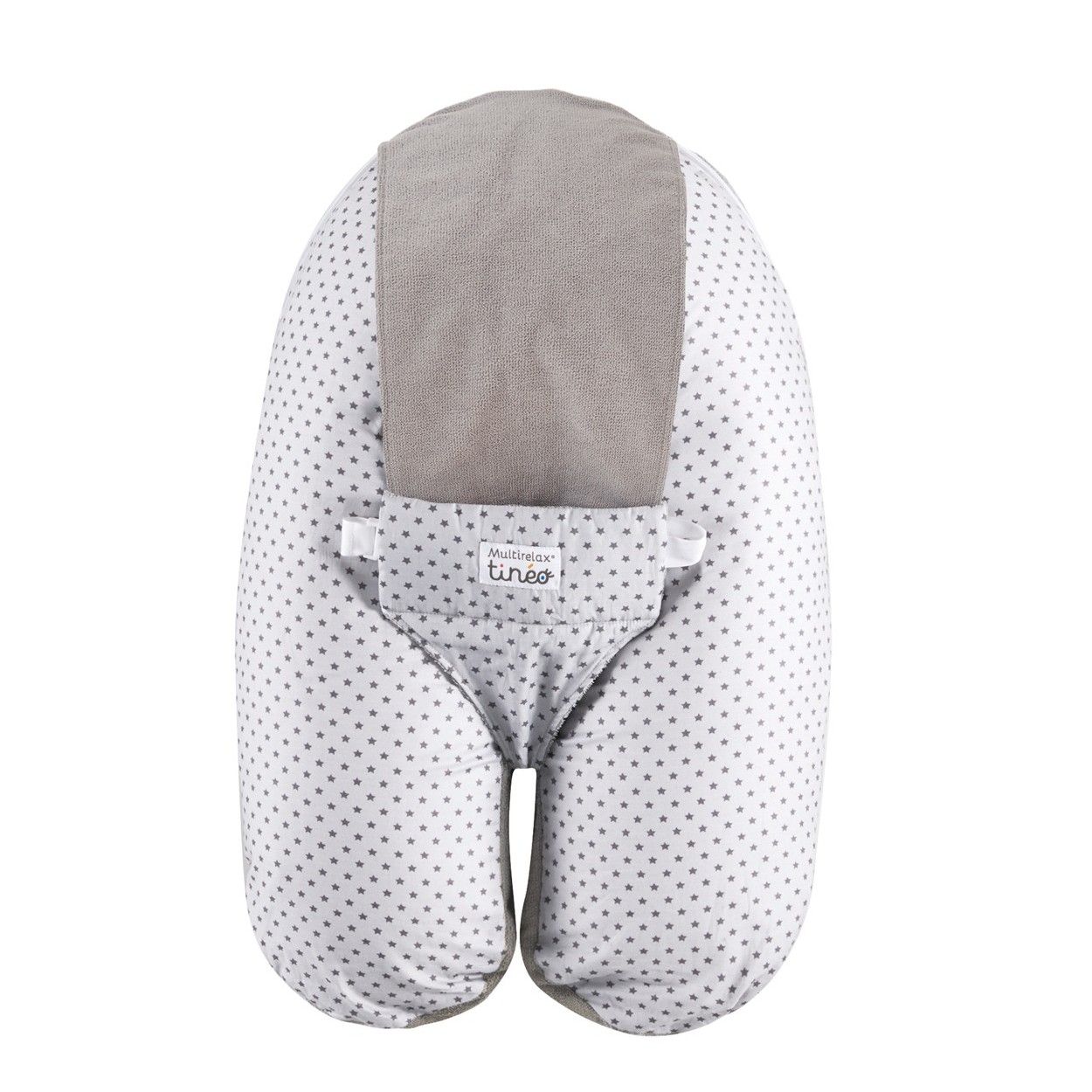 TINEO Multirelax - Evolutionary Maternity Cushion - Sponge - Gray and Polka Dots