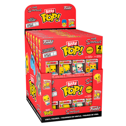 Assorted Blister 4 figures Bitty POP The Simpsons