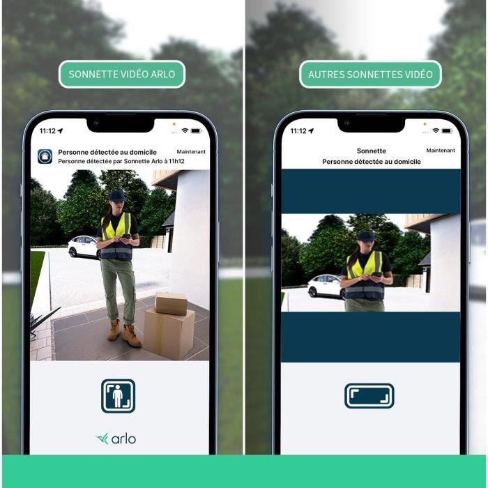 Video Doorbell - ARLO - AVD4001-100EUS - Wi-Fi Direct - Built-in Siren - 4 in 1