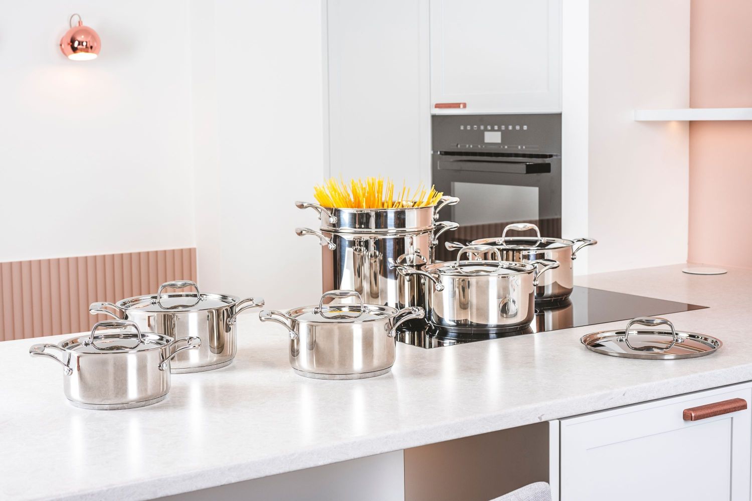 Cozy & Trendy 2803315 Stainless Steel Frying Pan - D 28 cm - All Heat Sources Including Induction