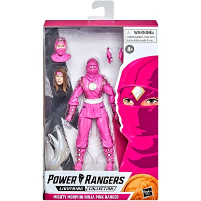Power Rangers Lightning Collection Mighty Morphin Ninja Pink Ranger figure 15cm