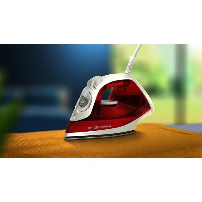 Philips - DST2010/40 Iron Series 2000 - Steam output 25 g/min - 2000 W - Red