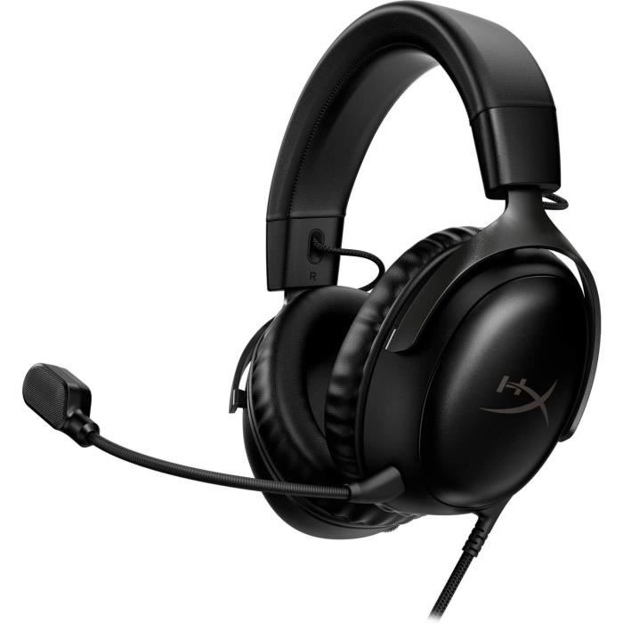 HyperX Cloud III Wired Gaming Headset - for PC & Console - Black