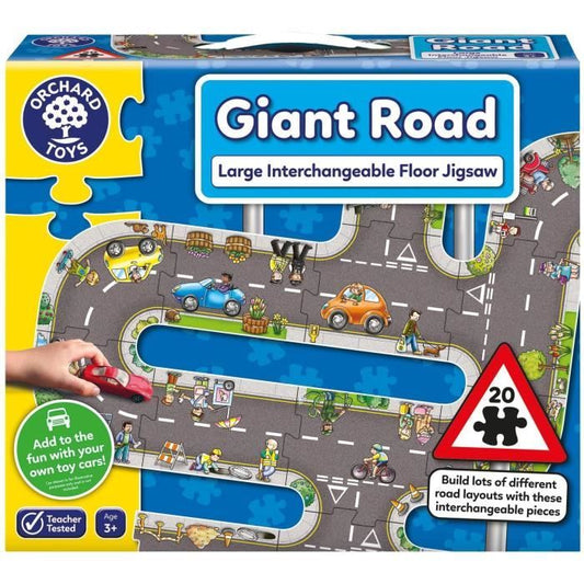 Giant Road Road - Puzzle - ORCHARD - 20 large interchangeable pieces
