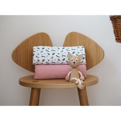 BEABA, Box 2 SLIPS 120cm - Dusty Pink / Floral Countryside