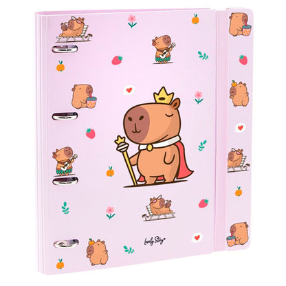 Capibara Majesty Ring binder