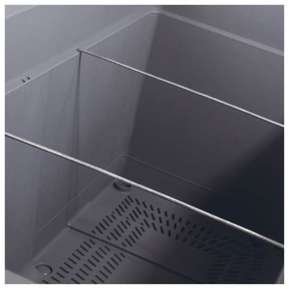 Muret Planter - DEROMA - Cosmo - Pearl - With water reserve - Casters - 78 cm